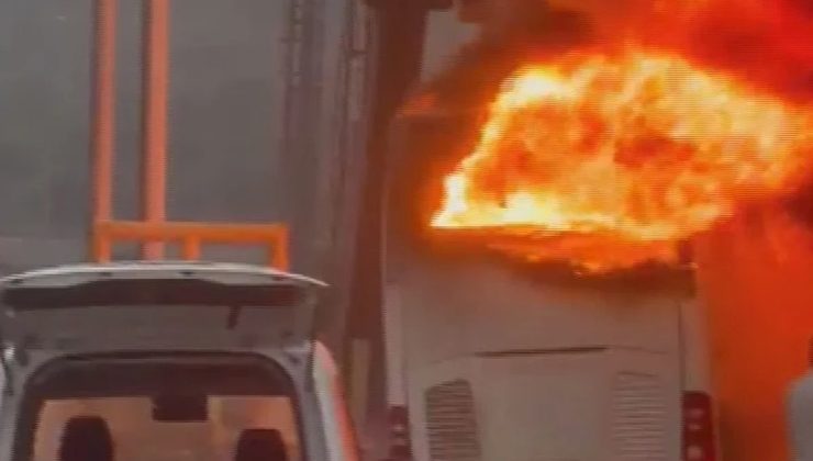 Yanan yolcu otobüsünde baba herkesi kurtardı, kızını kurtaramadı
