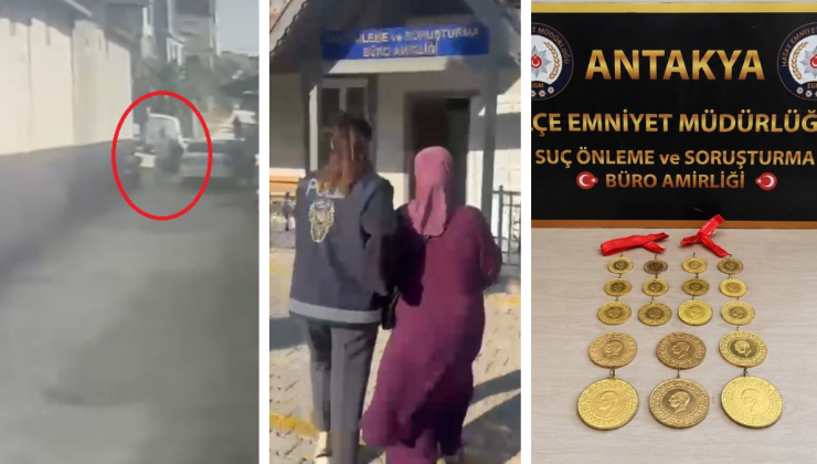 Yola düşen altın kesesini kapıp kaçan şüpheli evinde kıskıvrak yakalandı