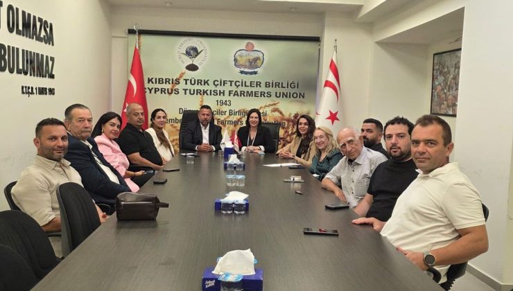 CTP Genel Başkanı İncirli, Çiftçiler Birliği'ni ziyaret etti