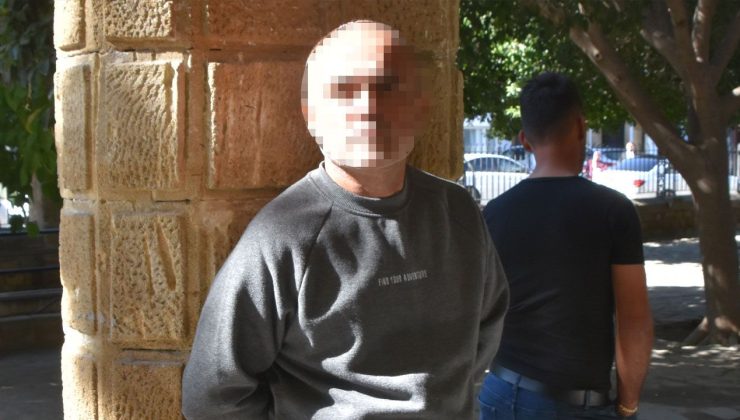 Ercan’da çantasında 15 canlı mermi bulundu