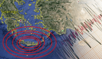 Girit açıklarında deprem oldu, gözler Ege'ye çevrildi