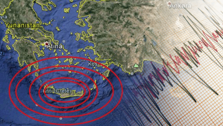 Girit açıklarında deprem oldu, gözler Ege'ye çevrildi