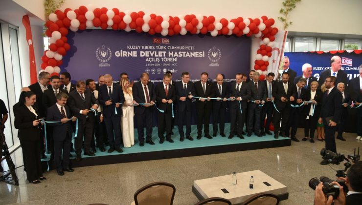 Girne ve Güzelyurt devlet hastaneleri eş zamanlı olarak açıldı