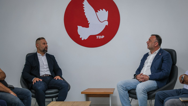 TDP, KTÖS heyetini kabul etti: Çeler, “Eğitimi en önemli yere koyduk”