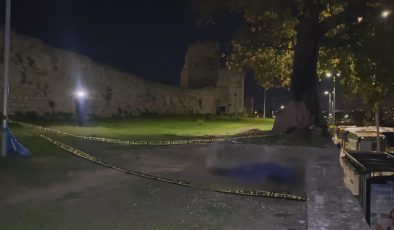 İstanbul'da surlarda erkek cesedi bulundu
