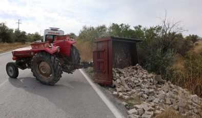 Nevşehir’de traktör römorku devrildi: 3 yaralı