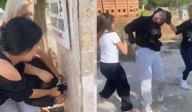 Öce ıslattılar sonra dövdüler! Liseli kızların yaptıkları 'pes' dedirtti