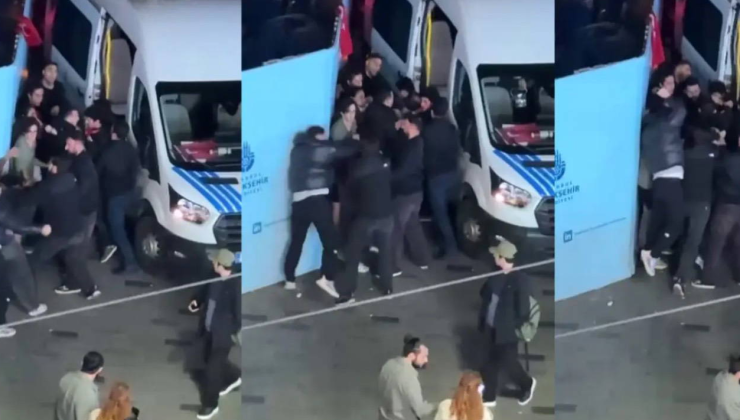 Öğrencilere yumruk atan bu siviller kim?