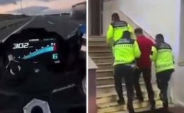 Tek teker şov pahalıya patladı: 302 km hıza ulaşıp sosyal medyada paylaşmıştı