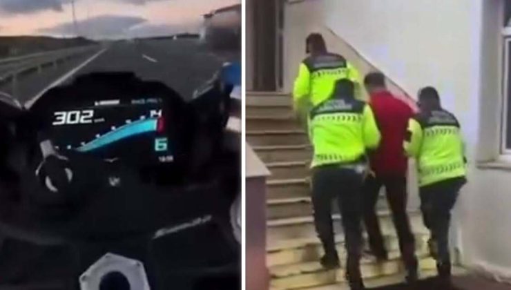 Tek teker şov pahalıya patladı: 302 km hıza ulaşıp sosyal medyada paylaşmıştı